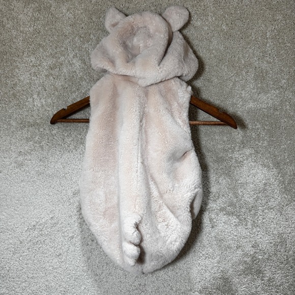 Pottery Barn Kids Pig Costume 12–24 Months Plush Hooded Halloween Romper - Picture 6 of 9